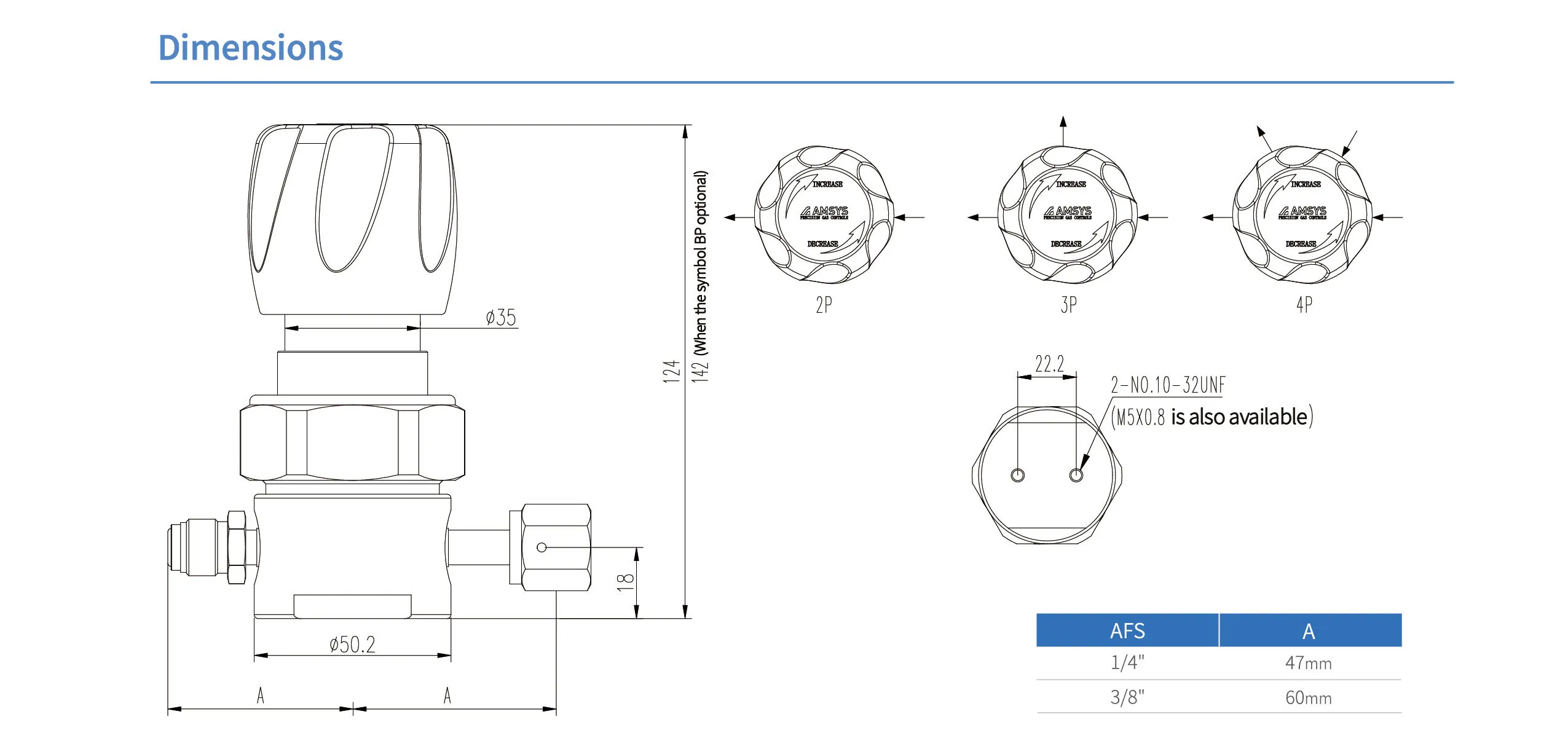 Регулятор AMFLO UHP AU21 Материал: Код S (Body-SUS316L VAR,Poppet, Nozzle,Diaphragm, Gland-SUS316L,Seat: PCTFE) ; Поверхность 0.13 um; 2х портовый, CV-0.09